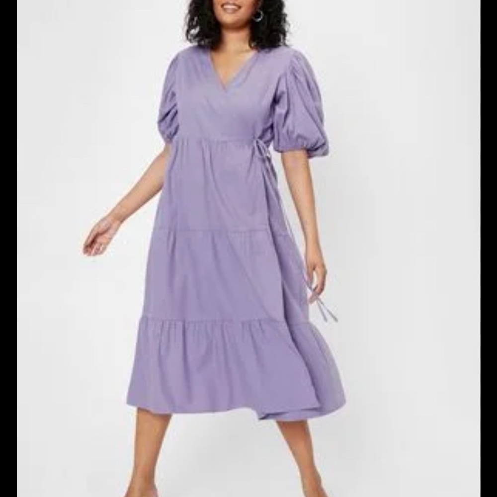 Nasty Gal Lavender Midi Dress